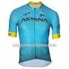 Maillot mangas cortas 2018 Astana Pro Team N001